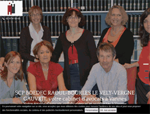 Tablet Screenshot of boedec-raoul-bourles.com